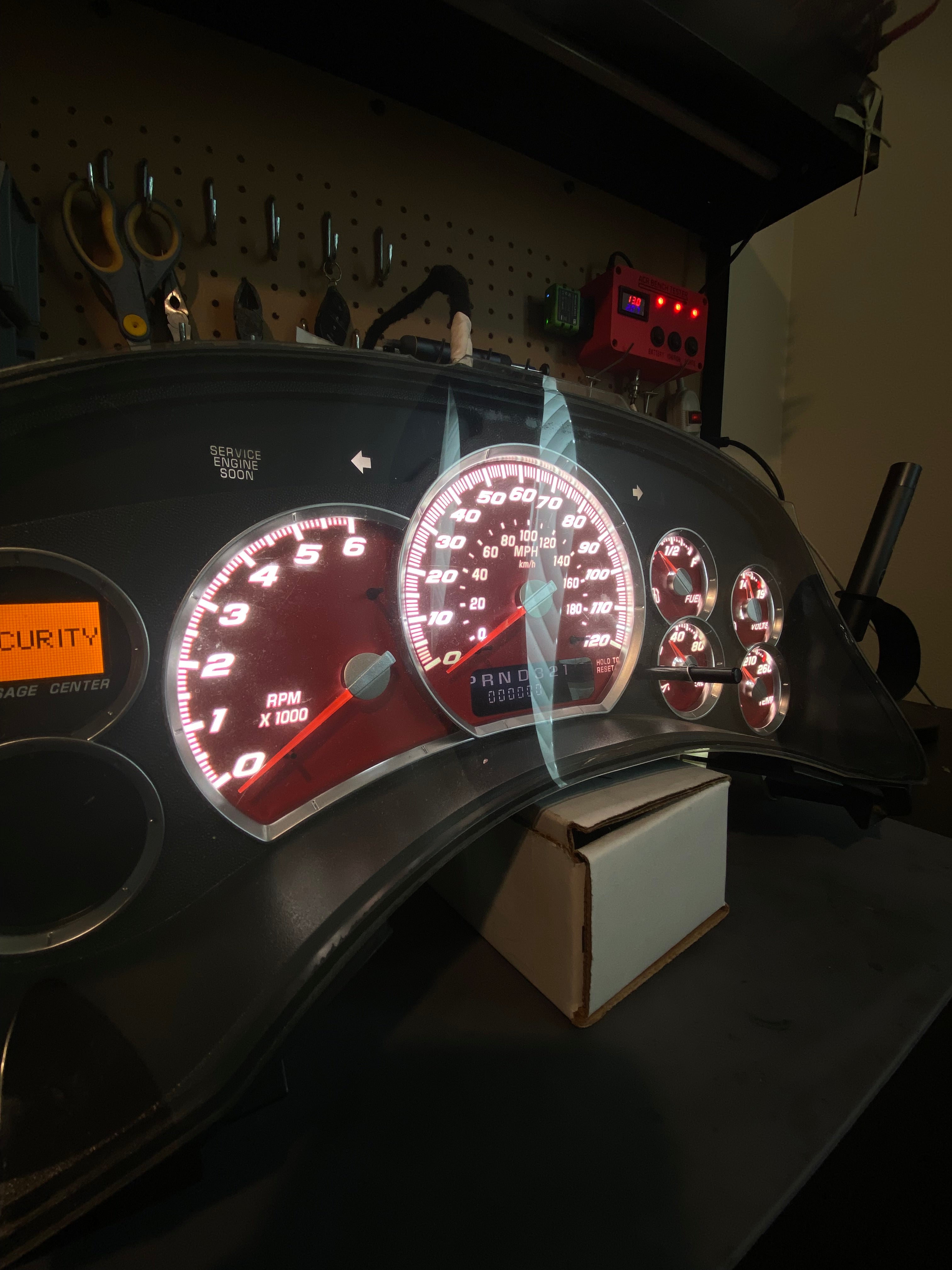 99-02 Red Cluster with LEDS ‼️