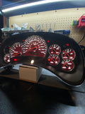 03-05 Chevy/GMC All Red SS Premium Style Cluster 🔥